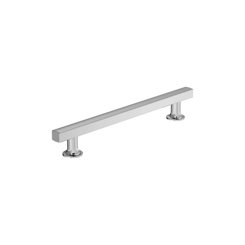 Amerock Everett Kitchen Cabinet Pull Handle - 6-5/16 in (160 mm) Center-to-Center - Polished Chrome