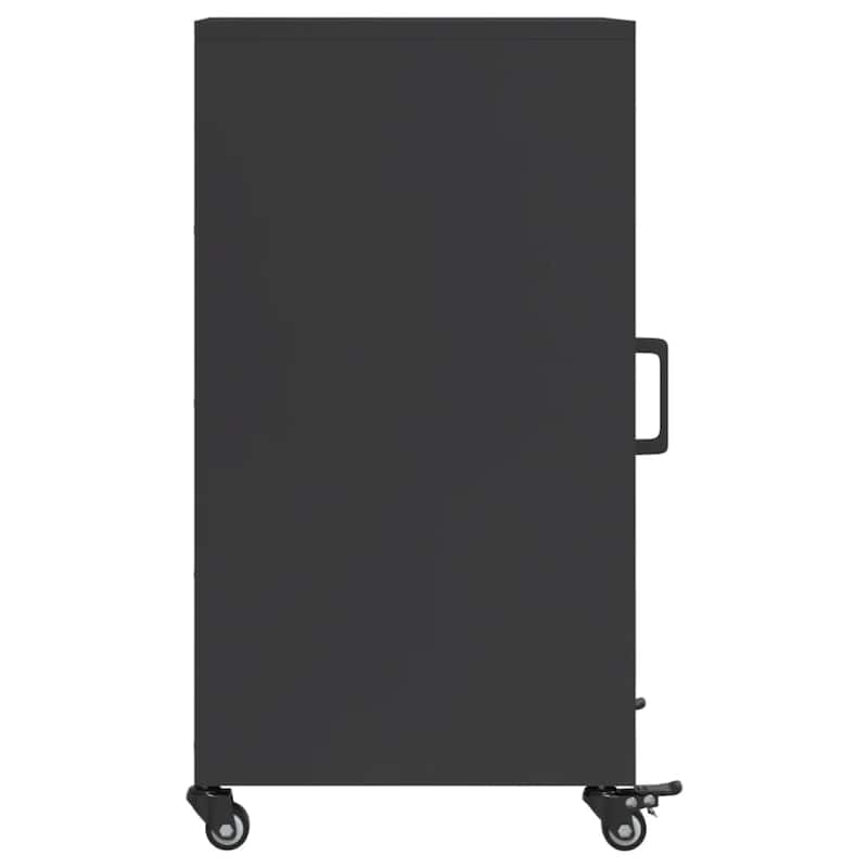 vidaXL Sideboard Storage Cupboard Living Room Furniture Cold-rolled Steel - 15.4 x 14.2 x 28.3