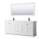 Option White / White Quartz Top / Matte Black Hardware