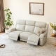 preview thumbnail 16 of 22, Hadlee Genuine leather Reclining Sofa with Multi-Function Console