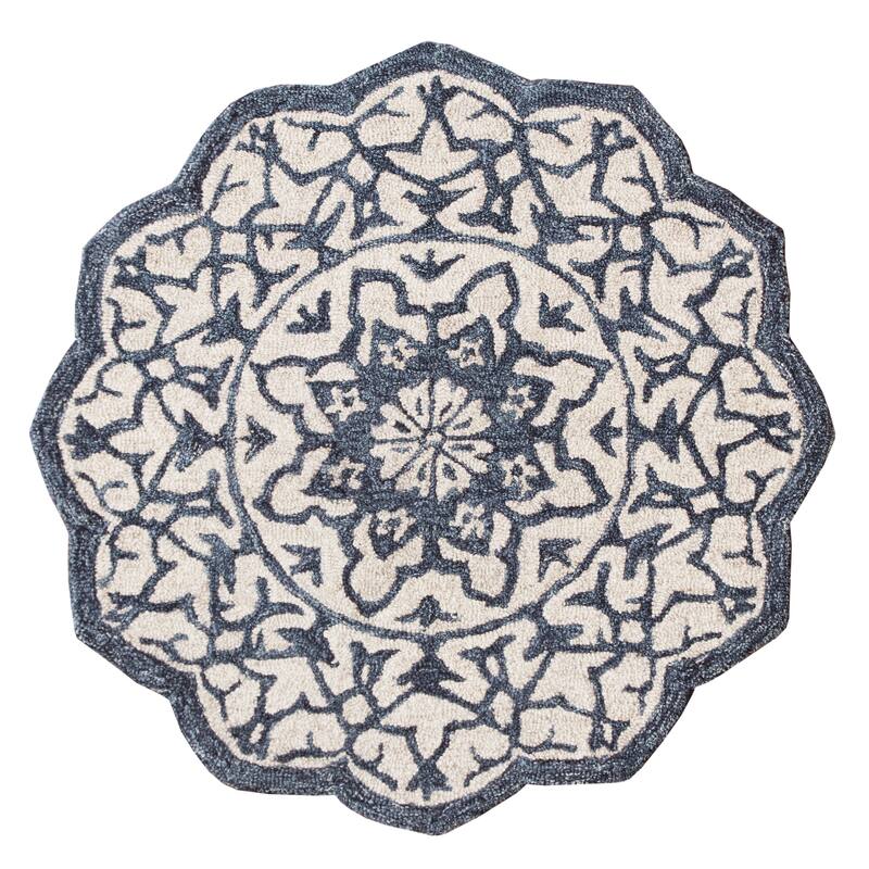 Sevita Modern Mosaic Medallion Rug