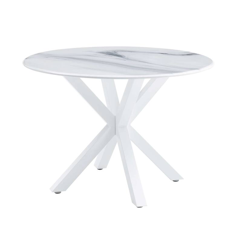 42.1" Mid-century Dining Table for 4-6 people for kitchen