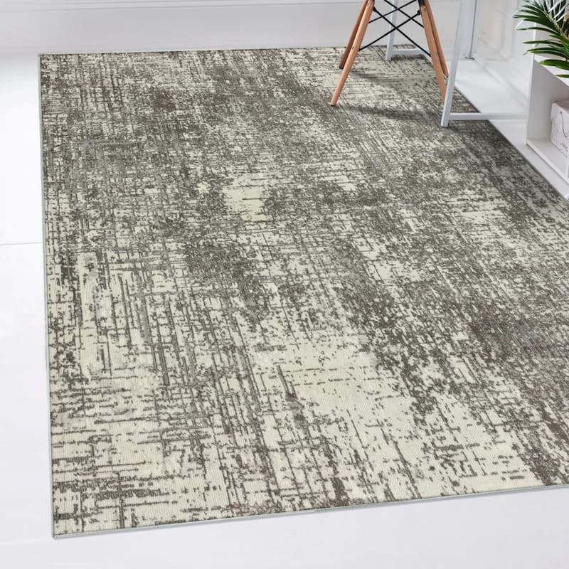 Luxe Weavers Modern Abstract Area Rug, Non-Shedding Carpet