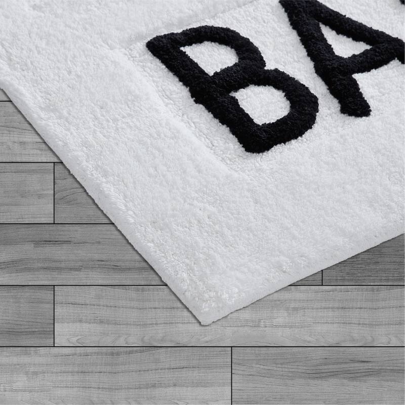 Jean Pierre Novelty Cotton "BATH" 21 x 34 in. Rug