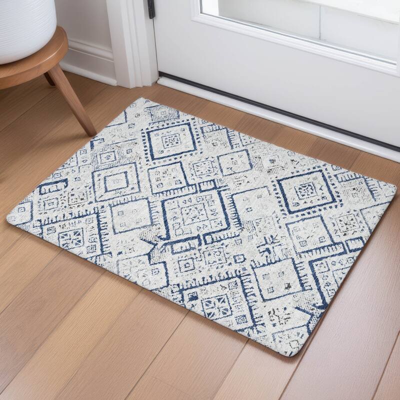 Machine Washable Indoor/ Outdoor Global Andes Chantille Rug