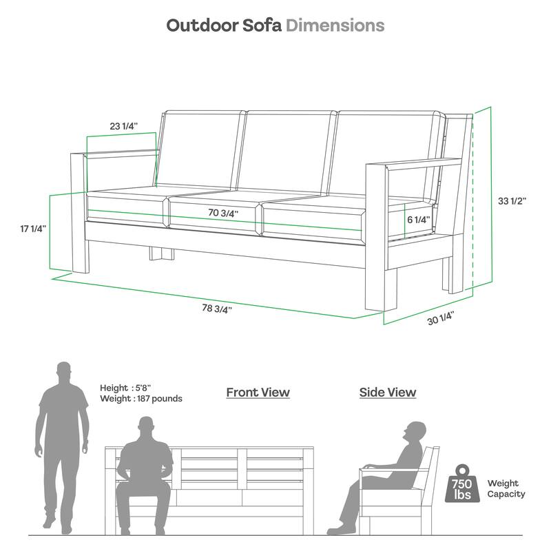 Cambridge Casual Logan 4-piece Teak Patio Conversation Set with Cushion