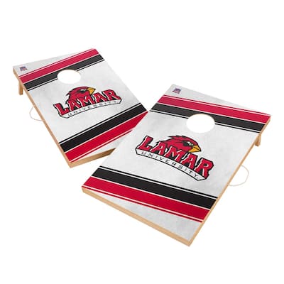 Lamar University Cardinals Regulation 2x4 Cornhole Set