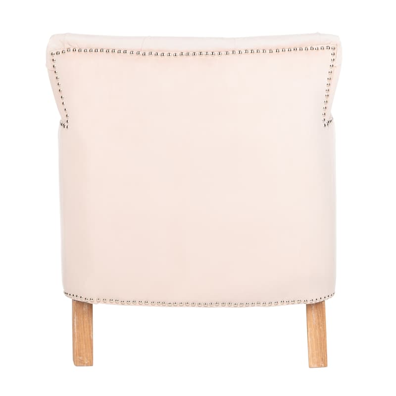 SAFAVIEH Tori Antiqued Tufted Club Chair - 28" x 34.4" x 32.7". - 28"W x 34"D x 33"H