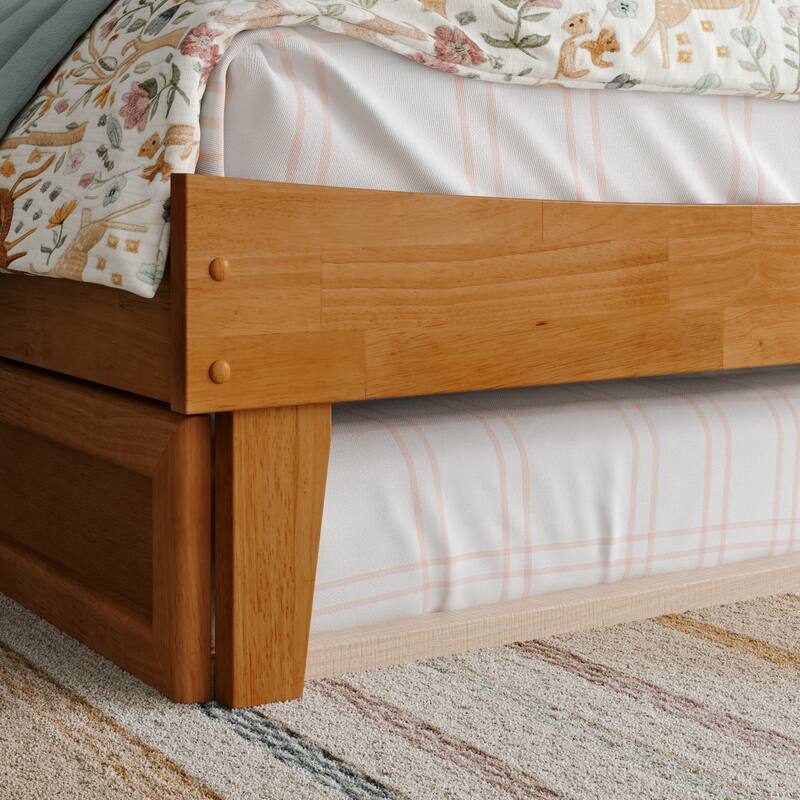 Phoenix Wood Platform Bed with Trundle