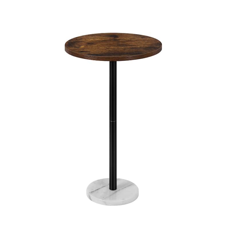 Small Round Coffee Table - 1 PCS - Brown