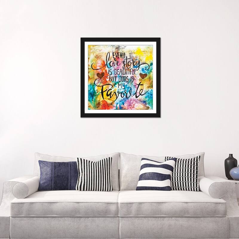 iCanvas "Every Love Story Is Beautiful" by Ivan Guaderrama