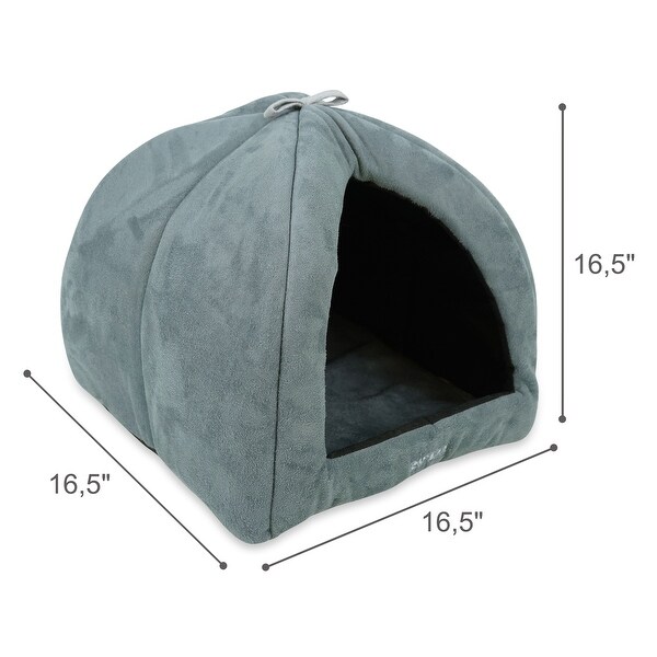 medium dog igloo bed