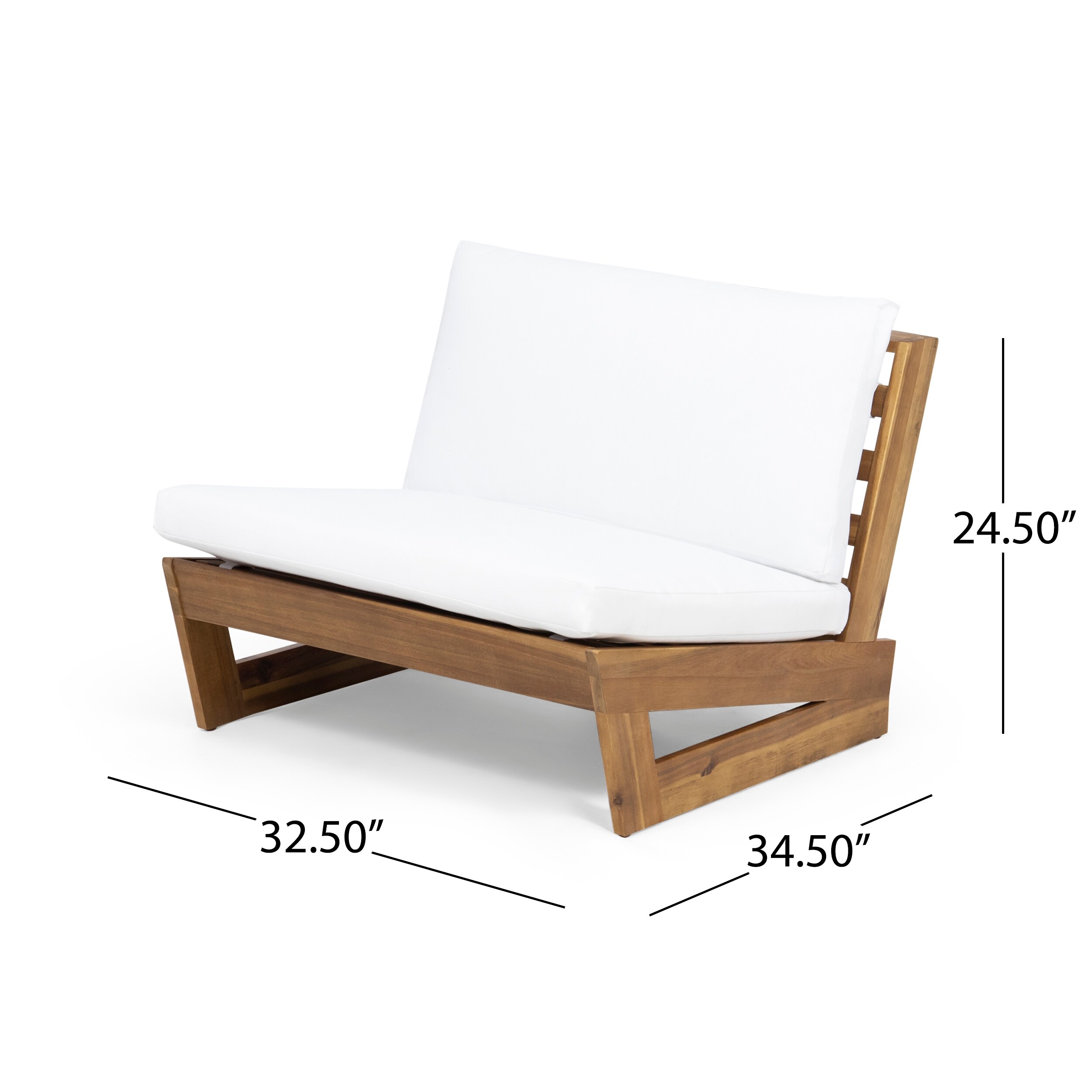 Pekalongan outdoor 2025 loveseat with cushions