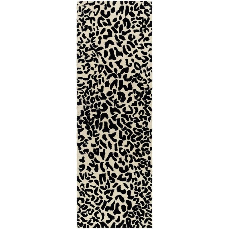 Hand-tufted Jungle Animal Print Wool Area Rug
