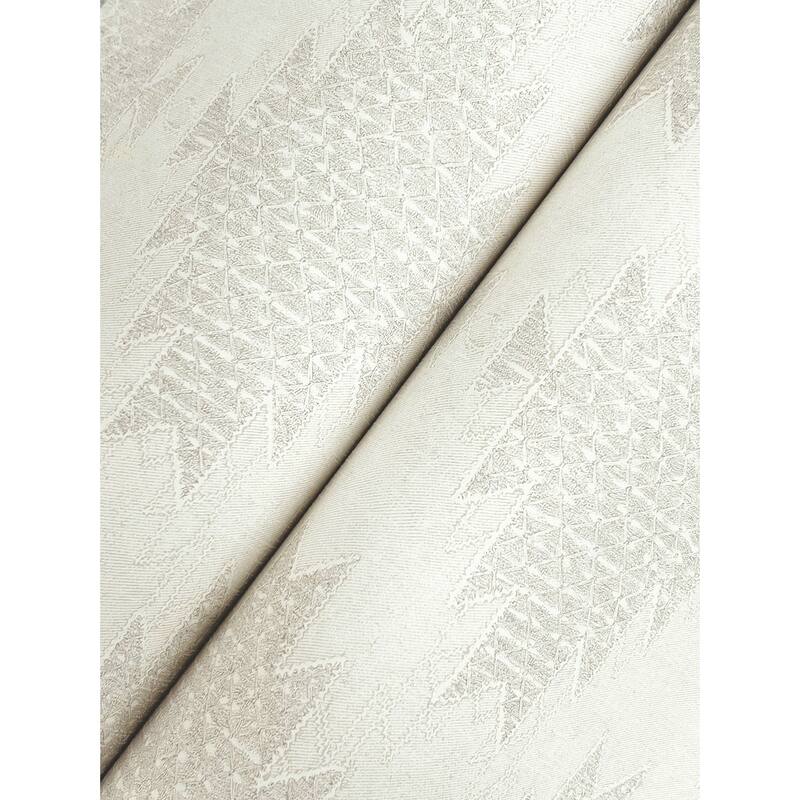 Stitched Heirloom White Wallpaper