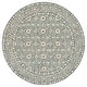 preview thumbnail 32 of 51, SAFAVIEH Handmade Micro-Loop Togzhan Wool Rug 5' Round - Green/Ivory - Round