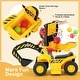 preview thumbnail 7 of 10, Costway 6V Electric Kids Ride On Excavator Pretend Play Toy Tractor w/ - See Details