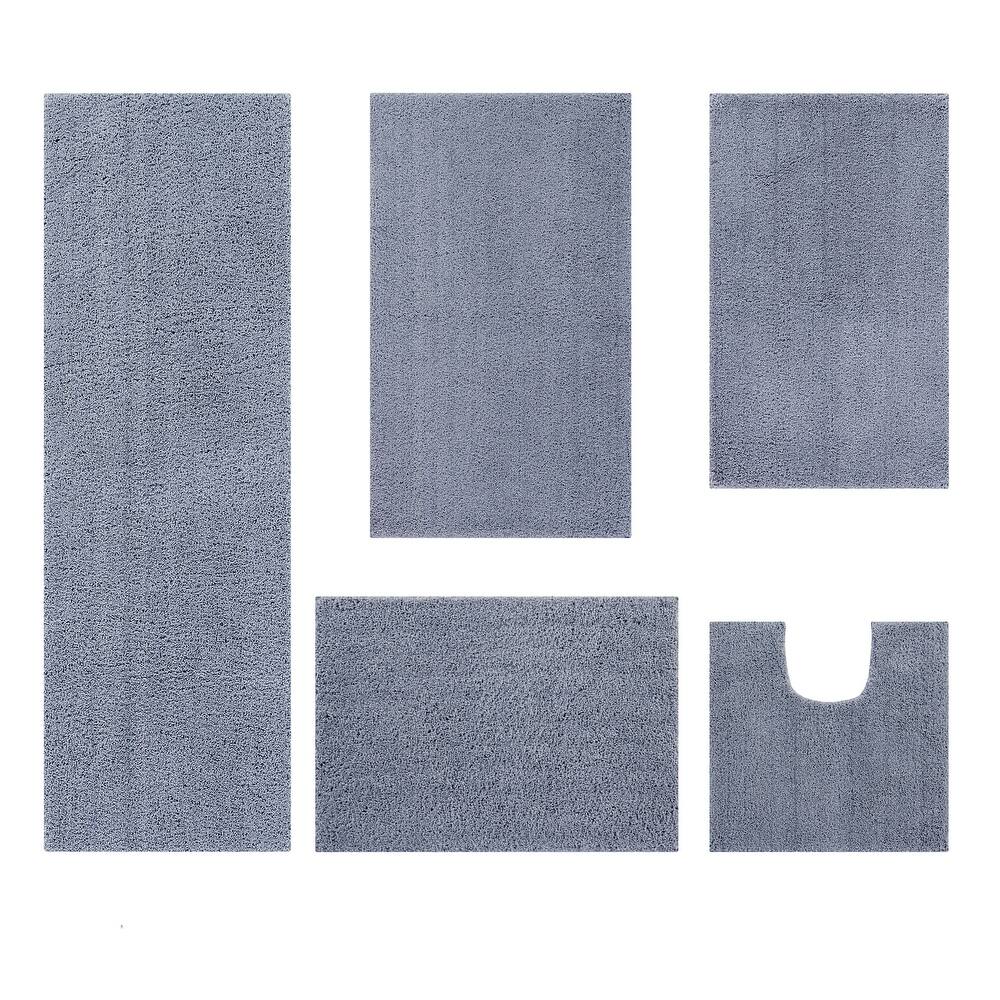 Better Trends Bath Rug 100% Micro Polyester Tufted Anti-Skid Latex Backing Bathroom Rugs for Shower, Sink Bath Mats Micro Plush