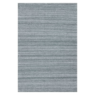 Lineage Metallic Gray Heathered Hand-Woven Area Rug 2' x 3'