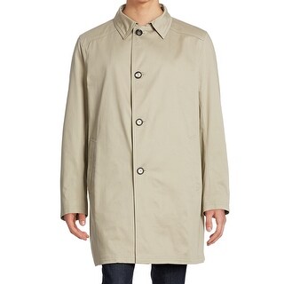 mens beige car coat