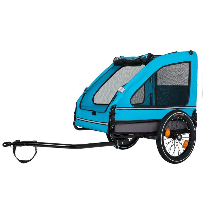 Pet Bike Trailer Dog Cart for Bicycle,Suitable for Small and Medium Pets, Easy Folding Cart Frame, Non-Slip Floor