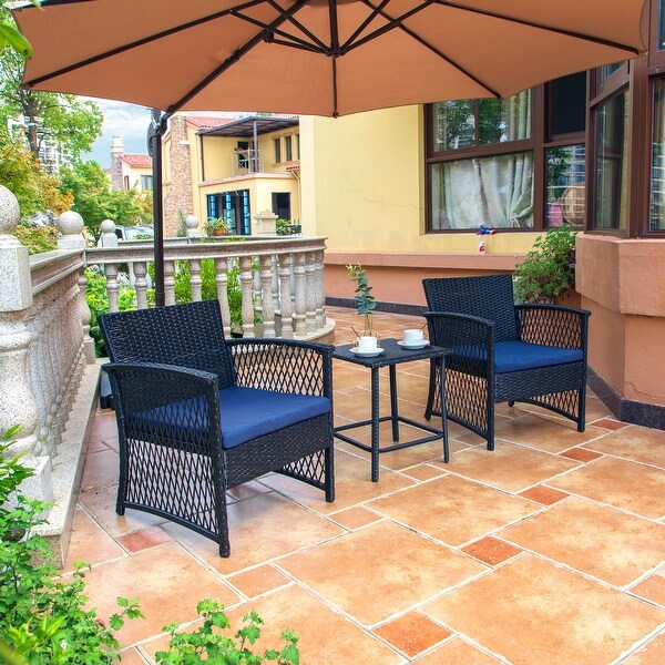 Heritage Outdoor 3-piece Wicker Bistro Patio Set. Opens flyout.