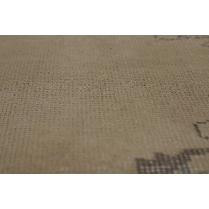 Geometric Tabriz Persian Vintage Rug Bedroom Handmade Wool Carpet - 9'6" x 12'7"