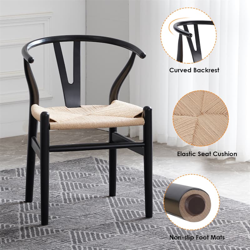 Set of 2 Mid-Century Modern Dining Chairs