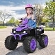preview thumbnail 29 of 80, Costway 12V Kids 4-Wheeler ATV Quad Ride On Car w/ LED Lights Music - 42''x25.5''x29''(LxWxH)