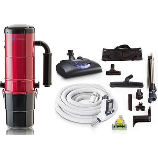Prolux CV12000 Central Vacuum Unit System with Prolux Power Nozzle Kit and 25 Year Warranty