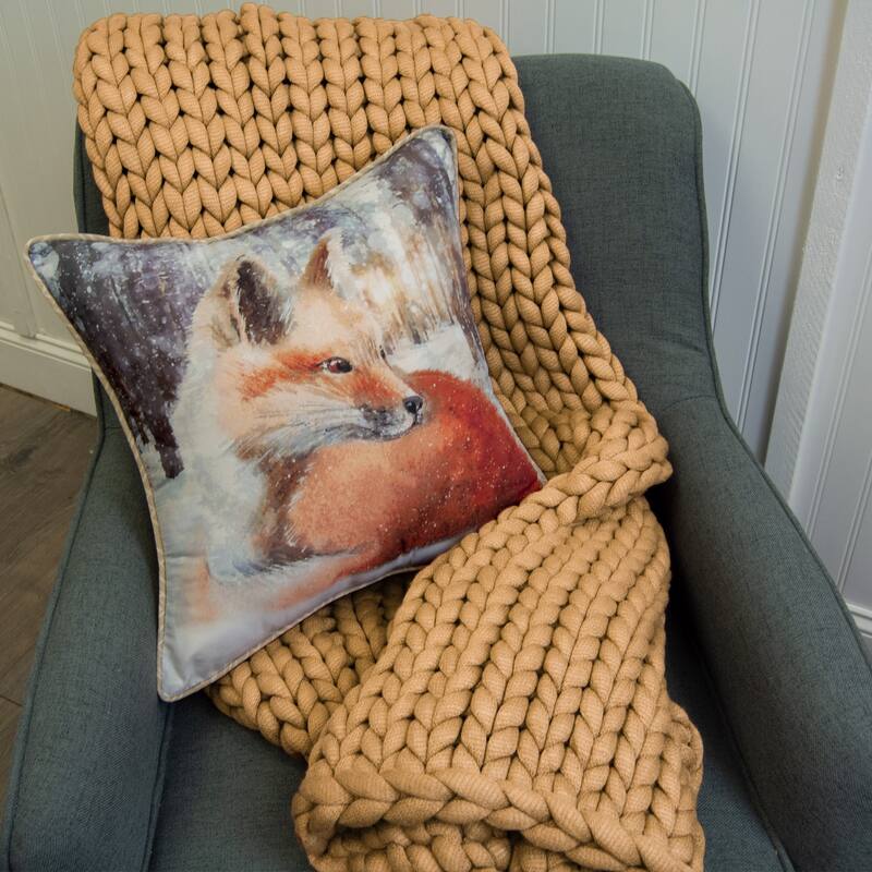 Donna Sharp Dawn Mist "Large Animal" Polyester Decorative Pillow