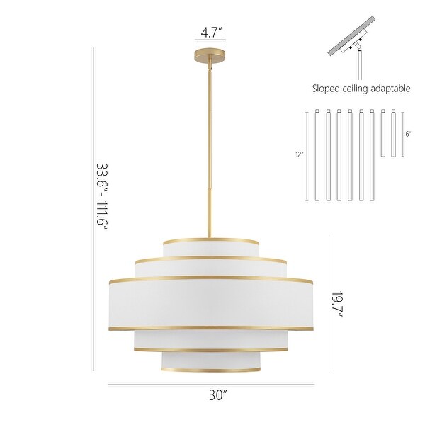 30 inch drum chandelier discount