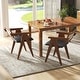 preview thumbnail 3 of 8, Costway Modern Accent Chairs Set of 2/4 with Leathaire Seat Cushions &