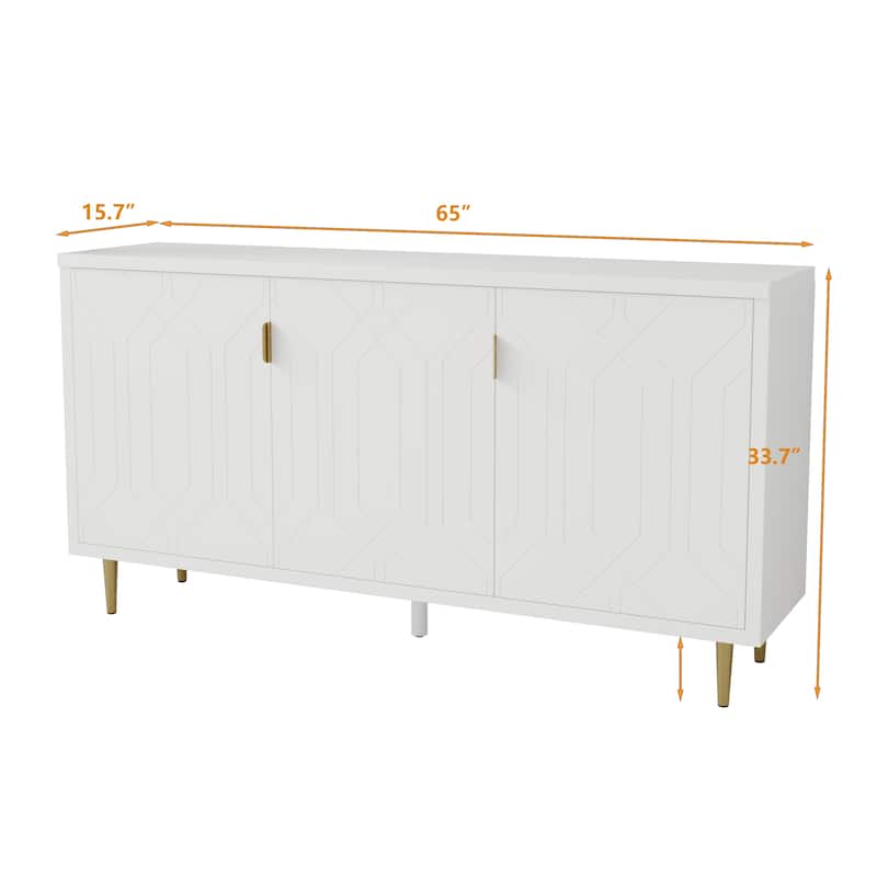 Storage Sideboard Cabinet - N/A