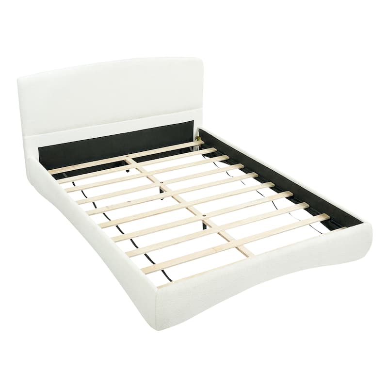 Christopher Knight Home - Lunera Modern Upholstered Bed with Smart Ambient Lighting