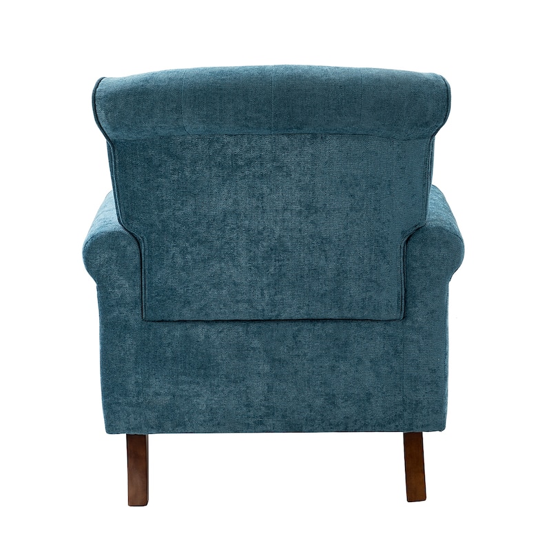 Indiges Comfy Upholstered Accent Armchair with Tufted Back Set of 2 for Bedroom Reading Office