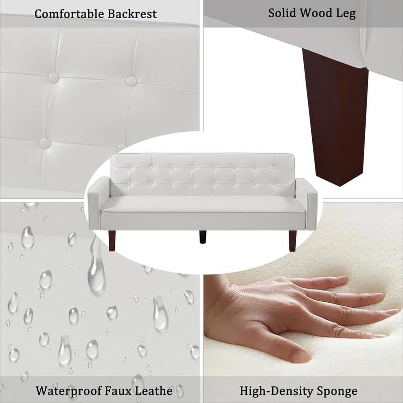 Modern 82.7" Deep Seat Couch, Corduroy Sofa Couches, Removable & Washable Covers for Living Room or Apartment