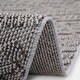 preview thumbnail 4 of 5, LOOM & LUXE Collection 2X8 White/Traditional Indoor/Outdoor Area Rug - 96" D x 26" W x 0.28" H