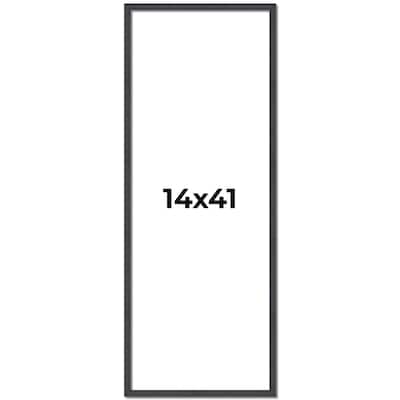 14x41 Frame Brown Picture Frame - Complete Modern Photo Frame Includes