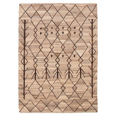 Sivas Taupe Kilim 5'10" x 8'1" - 5'10 x 8'1