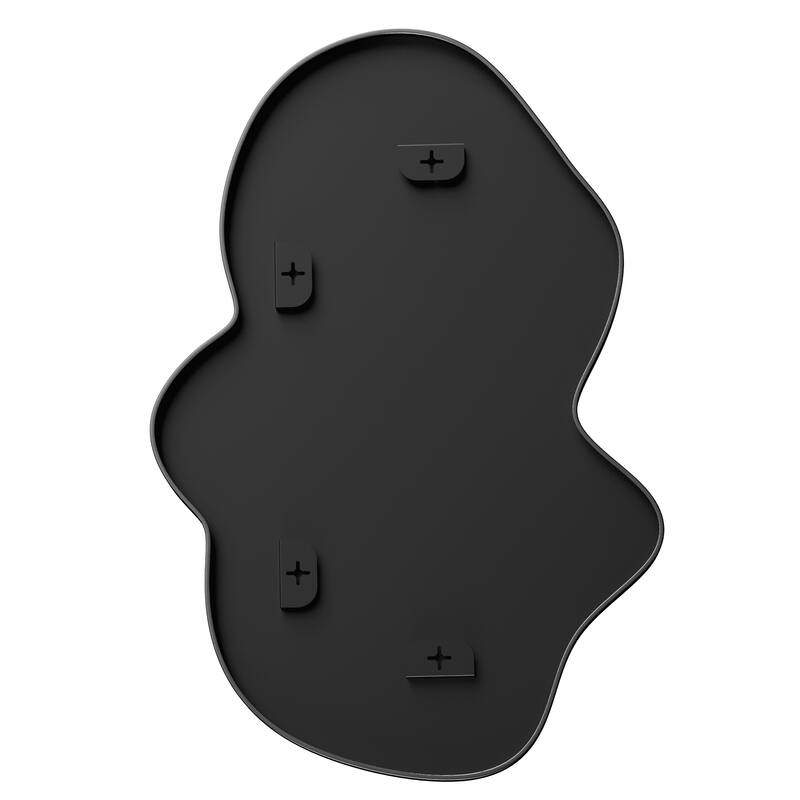 Stylish Aluminum Alloy Framed Irregular Wall Mirror