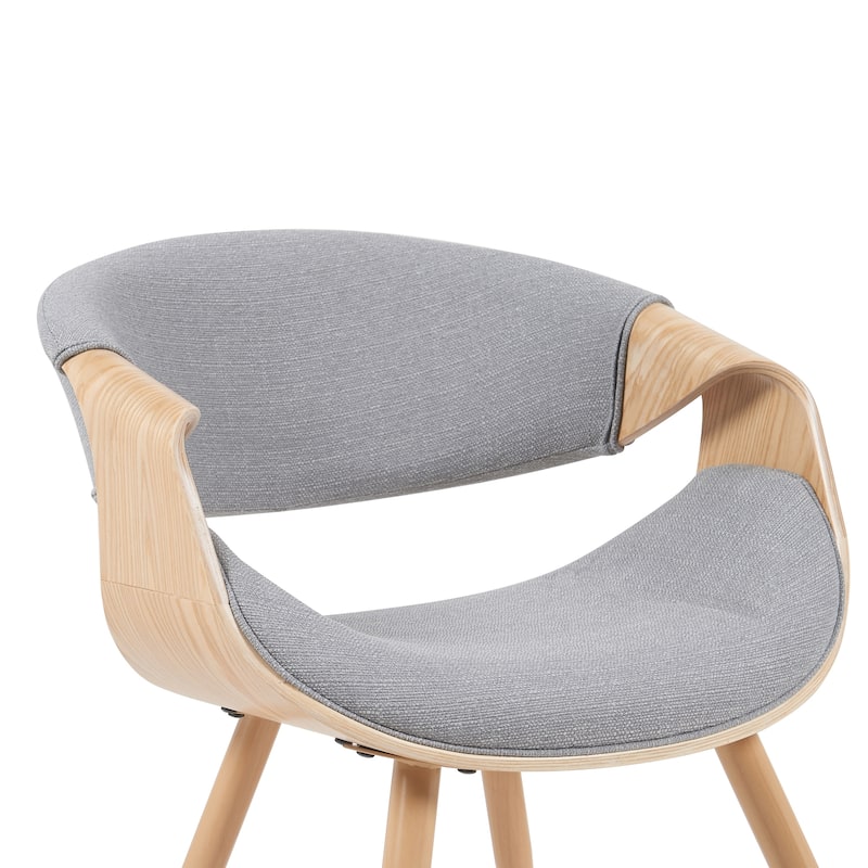 Carson Carrington Skibby Wood and Fabric Mid-century Dining Chair