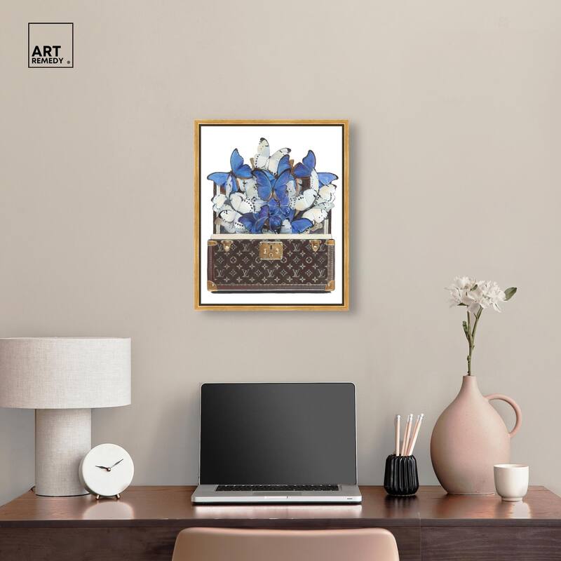 Luxurious Butterflies Canvas by Art Remedy