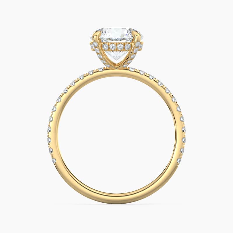 Auriya 14k Gold Lab Grown Round Diamond Luxe Hidden Halo Engagement Ring 1.00 to 5.00 ct. tw. (F-G, VS)