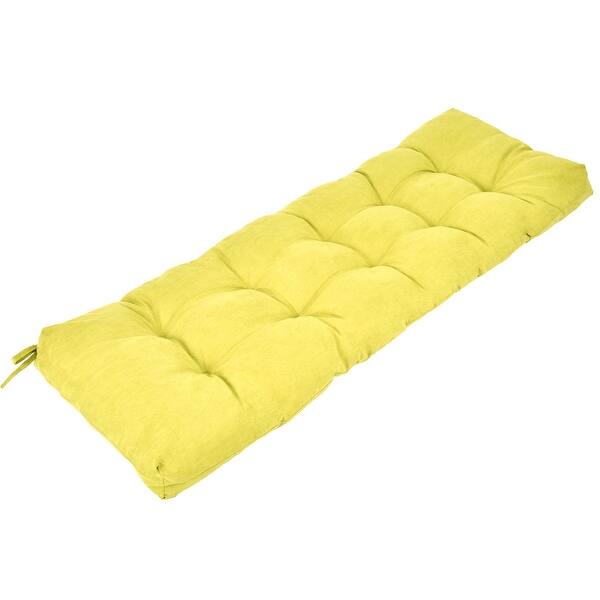Shop Costway 51 Inch Bench Cushion Tufted Pillow Indoor Outdoor