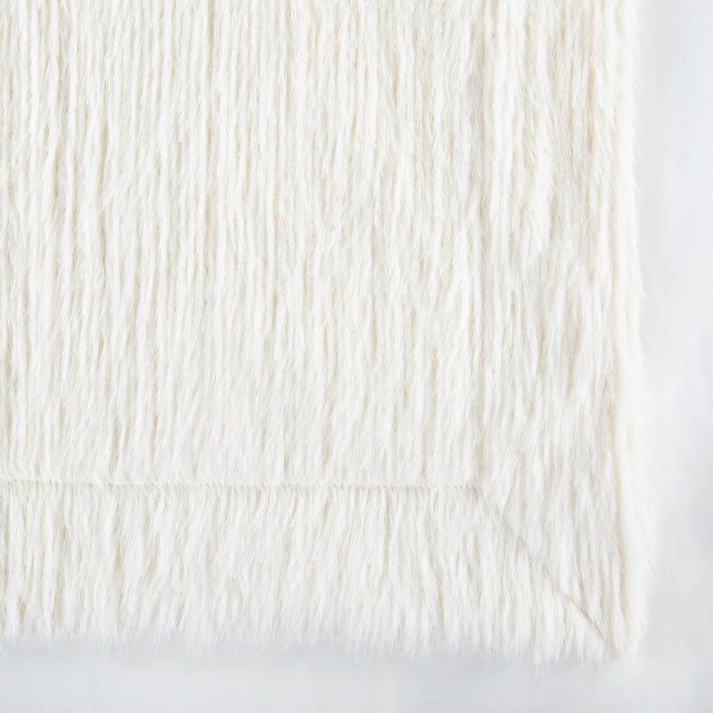 Home Soft Things Cozy Soft Plush Textured FauxFur Throw Blanket