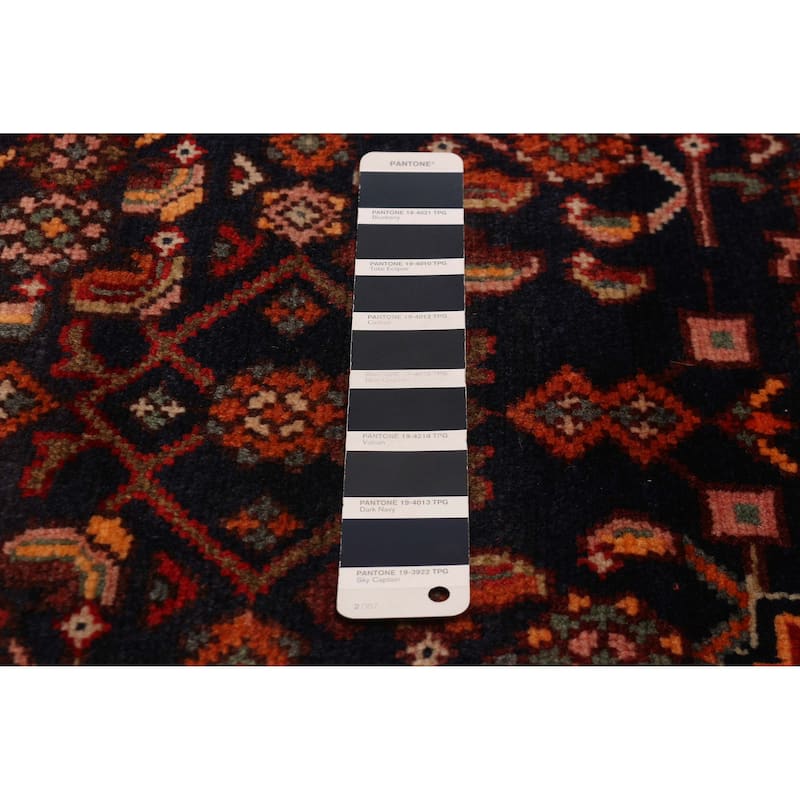 ECARPETGALLERY Hand-knotted Andelz Dark Navy Wool Rug - 5'7 x 9'10