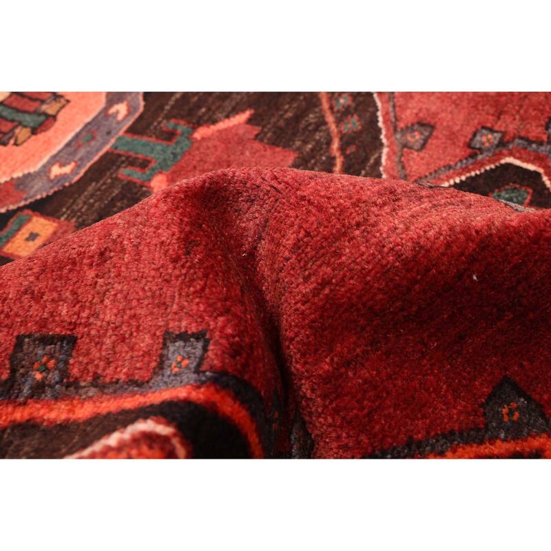 ECARPETGALLERY Hand-knotted Konya Anatolian Dark Red Wool Rug - 4'5 x 7'1