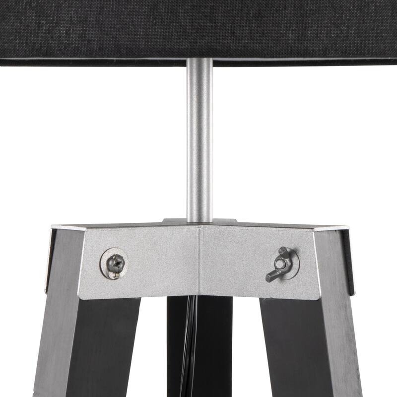 Carson Carrington Compass Tripod Floor Lamp with Shelf