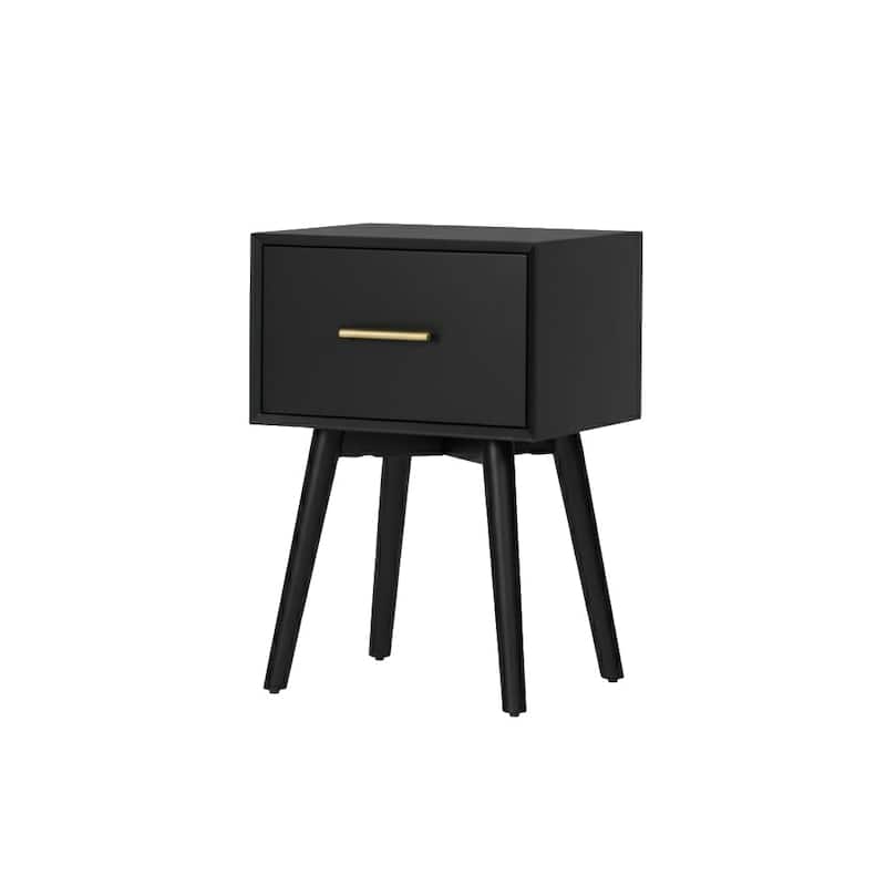 Alpine Furniture Flynn 18"W End Table in Black